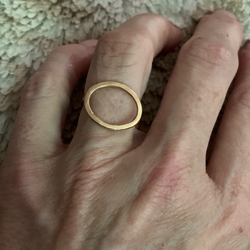 ❤️❤️OVAL RING, sz 5.5-6.  LISA RICHARDT HAND MADE - Picture 2 of 4